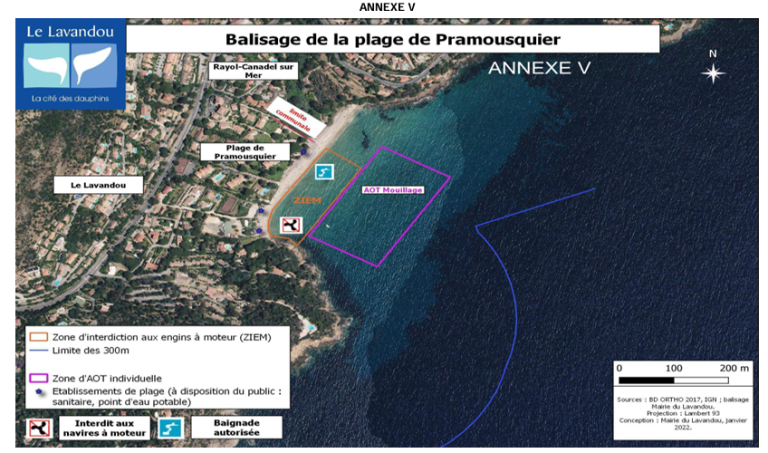 Le Lavandou A5 mouillage pramousquier