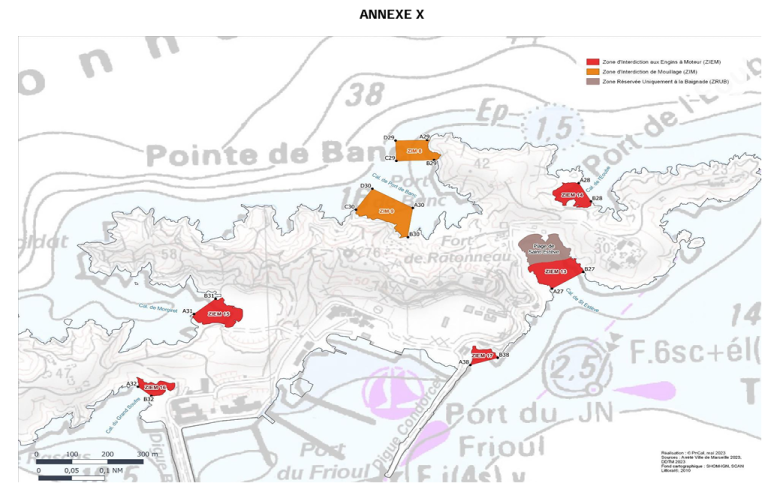 marseille mouillage A10 frioul nord