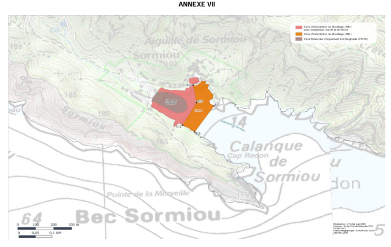 marseille mouillage A7 sormiou