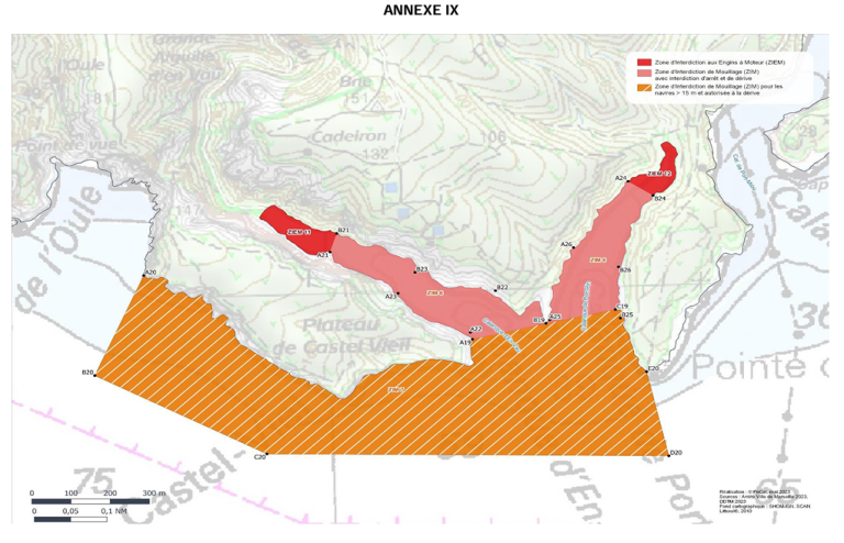 marseille mouillage A9 en vau