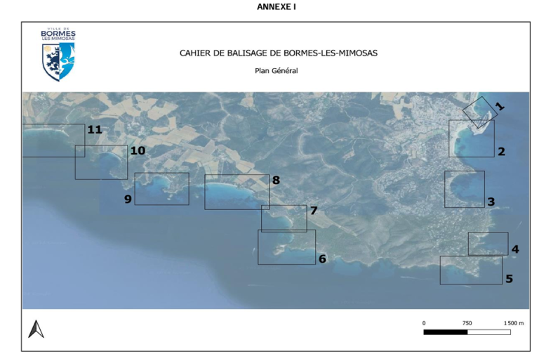 zones de mouillages de bormes les mimosas