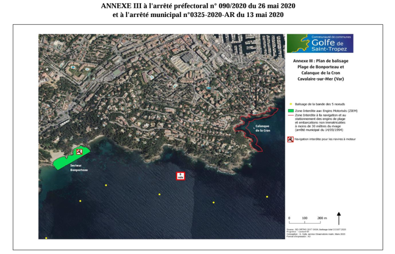 Mouillage Cavalaire A2 Bonporteau Cron