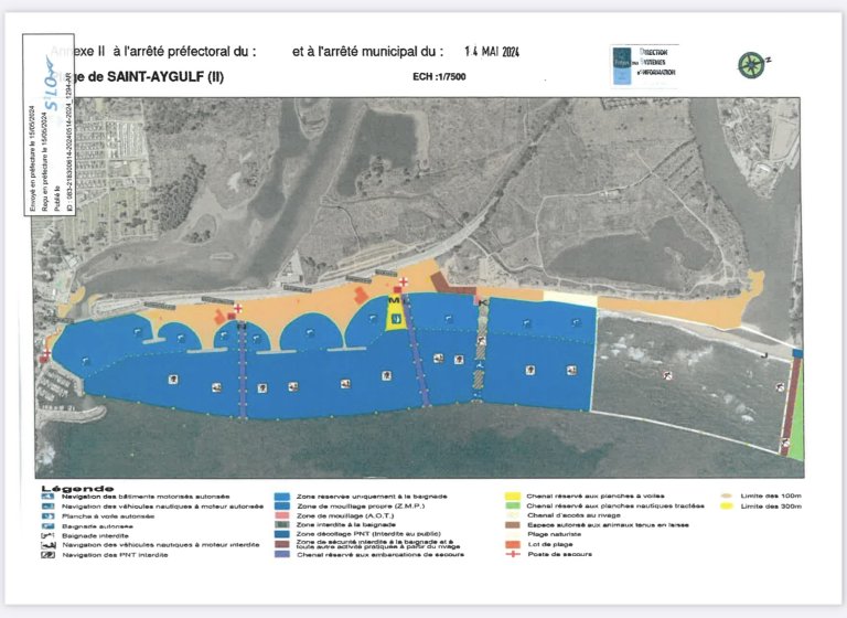 Mouillage Frejus A1 Saint Aygulf