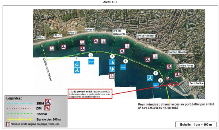 Mouillage golfe juan