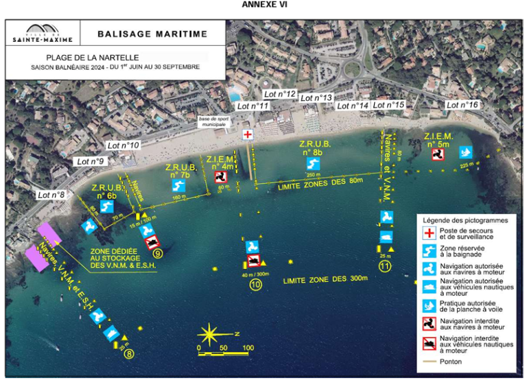 mouillages ste maxime a8